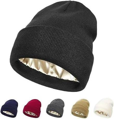 Satin-lined anti-frizz bonnet – Heat & hair protection